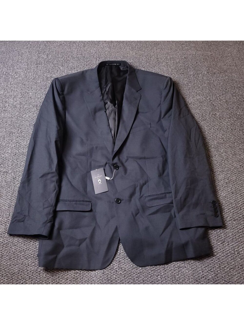 The Groomsman Suit Blazer Mens 50L Modern Fit Charcoal Gray Jacket Supply